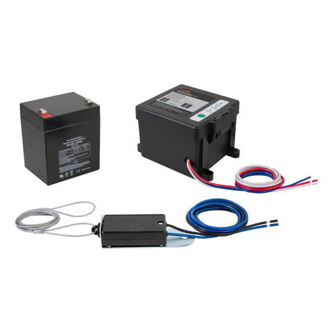 CURT 52042 - Push-to-Test Trailer Breakaway Switch Kit System with Battery