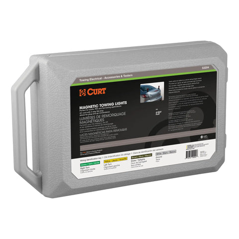 CURT 53204 - Magnetic Tow Lights with Storage Case