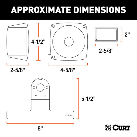 CURT 53540 - Trailer Light Kit