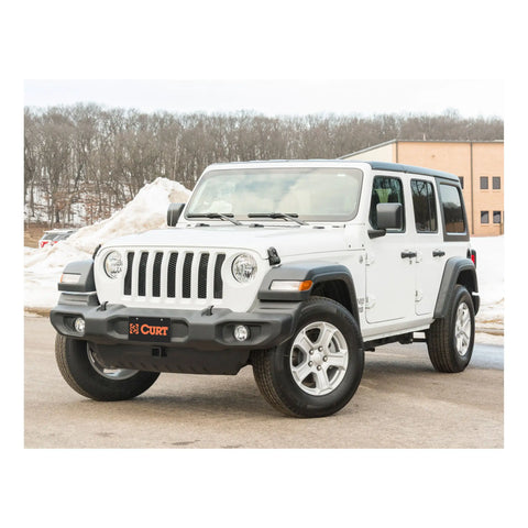 CURT 31086 2 Front Receiver Hitch, Select Jeep Wrangler JL, Gladiator