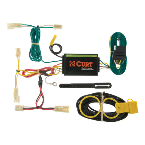 CURT 55057 - Custom Wiring Harness 4-Way Flat Output Select Pontiac Vibe