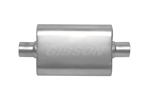 Gibson Performance Exhaust 55112S CFT Superflow Center/Center Oval Muffler Stainless
