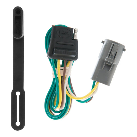 CURT 55241 - Custom 4-Flat Select Ford Mercury Mazda Vehicles OEM Tow Package Required
