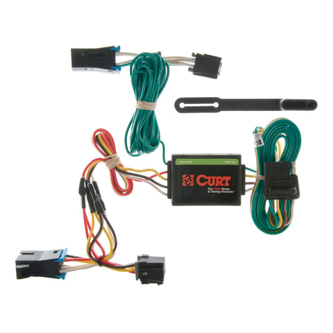 CURT 55335 - Custom Wiring 4-Way Flat Select Chevrolet Express GMC Savana 1500 2500 3500