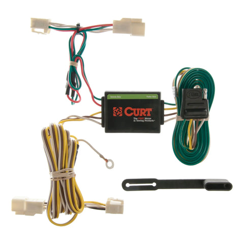CURT 55341 - Custom Wiring Harness 4-Way Flat Output Select Toyota 4Runner