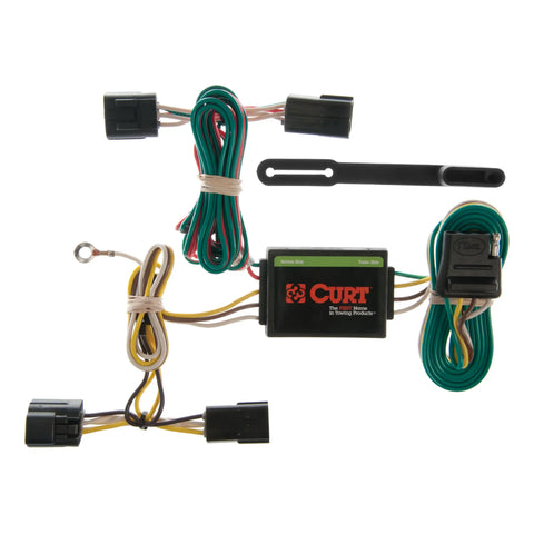 CURT 55360 - Custom Wiring 4-Way Flat Select Honda Passport Isuzu Rodeo Sport Amigo