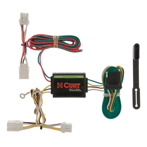 CURT 55361 - Custom Wiring 4-Way Flat Select Nissan Pathfinder Altima Sedan Infiniti QX4