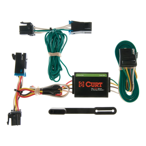 CURT 55377 - Custom Wiring 4-Way Flat Select Chevrolet Express GMC Savana 1500 2500 3500