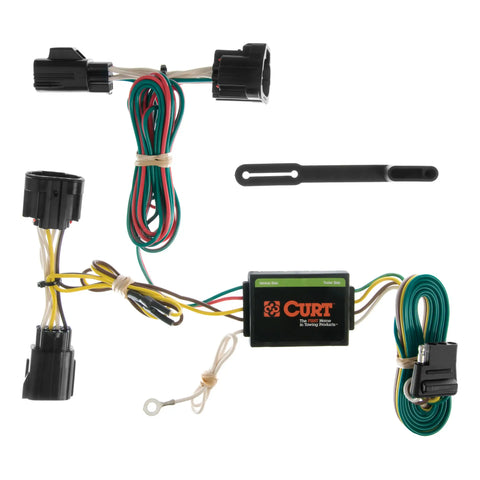 CURT 55414 - Custom Wiring 4-Way Flat Select Jeep Commander Except Rocky Mountain Edition