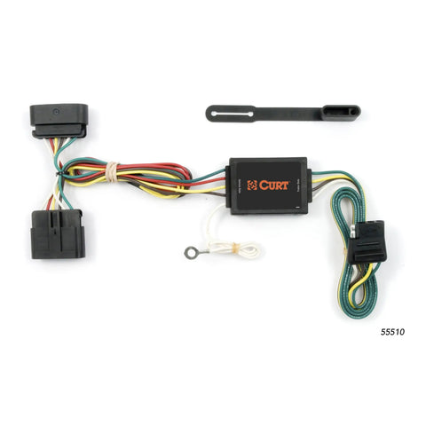 CURT 55510 - Custom Wiring 4-Way Flat Select GMC Canyon Chevrolet Colorado Isuzu I-Series