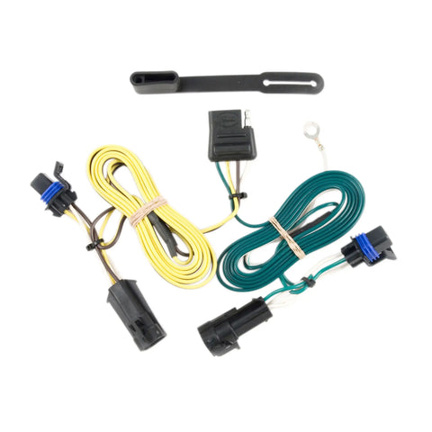 CURT 56013 - Custom Wiring Harness 4-Way Flat Output Select Chevrolet Malibu Pontiac G6