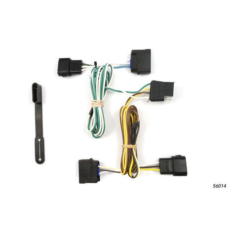 CURT 56014 - Custom Wiring 4-Way Flat Output Select Chevrolet Corvette Ford Focus Ranger
