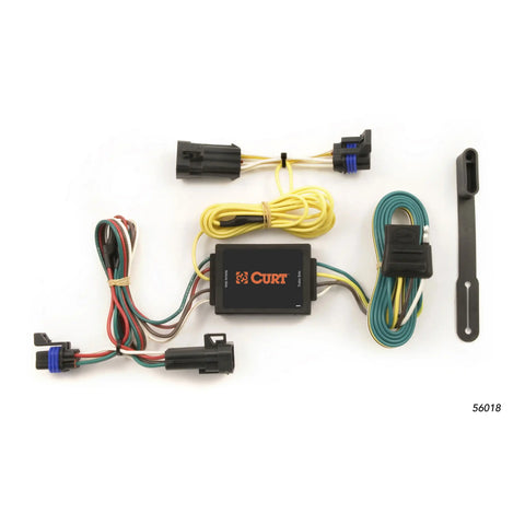 CURT 56018 - Custom Wiring Harness 4-Way Flat Output Select Saturn Vue
