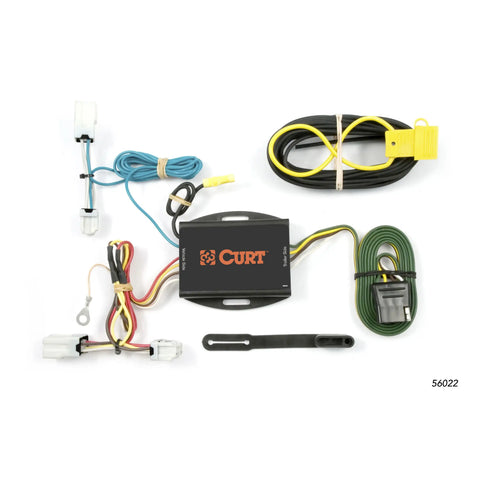 CURT 56022 - Custom Wiring Harness 4-Way Flat Output Select Nissan Altima Maxima Sentra