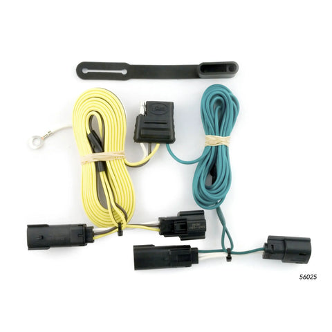 CURT 56025 - Custom Wiring Harness 4-Way Flat Output Select Saturn Outlook