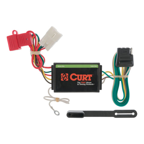 CURT 56039 - Custom 4-Flat Select Mitsubishi Endeavor OEM Tow Package Required