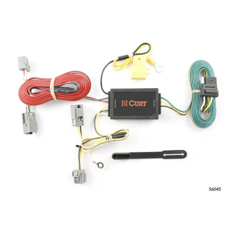 CURT 56045 - Custom Wiring Harness 4-Way Flat Output Select Volvo XC90