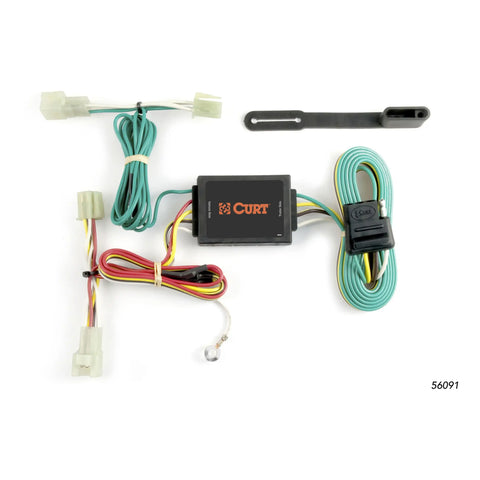CURT 56091 - Custom Wiring Harness 4-Way Flat Output Select Subaru Legacy sedan