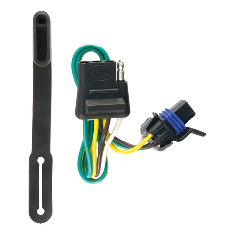 CURT 56096 - Custom 4-Flat Select Cadillac SRX OEM Tow Package Required