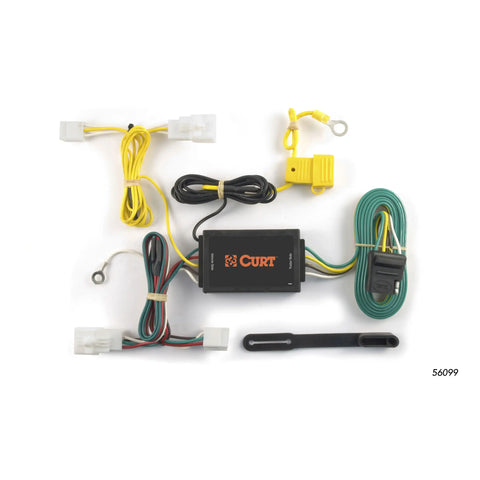 CURT 56099 - Custom Wiring Harness 4-Way Flat Output Select Lexus HS250h CT200h