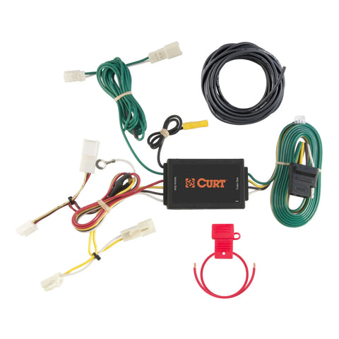 CURT 56106 - Custom Wiring Harness 4-Way Flat Output Select Toyota Sienna