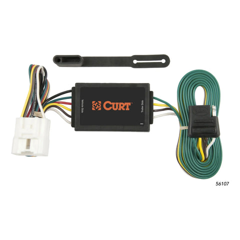 CURT 56107 - Custom 4-Flat Select Toyota Highlander OEM Tow Package Required
