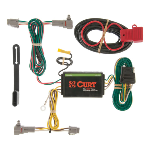 CURT 56111 - Custom Wiring Harness 4-Way Flat Output Select Subaru Impreza Hatchback