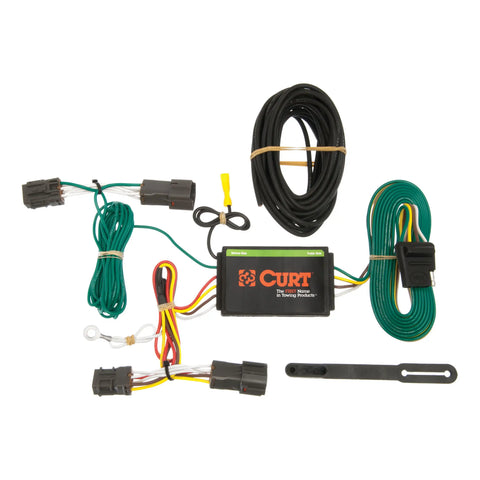 CURT 56153 - Custom Wiring Harness 4-Way Flat Output Select Hyundai Veloster