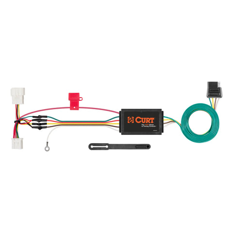 CURT 56158 - Custom Wiring Harness 4-Way Flat Output Select Honda CR-V