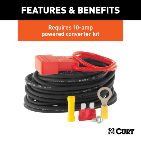 CURT 56190 - Powered 3-to-2-Wire Taillight Converter