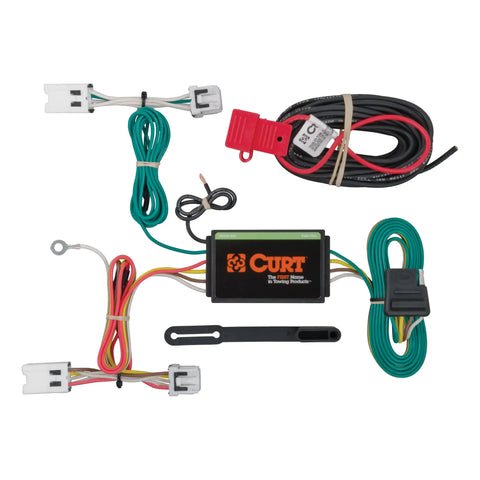 CURT 56205 - Custom Wiring Harness 4-Way Flat Output Select Nissan Sentra