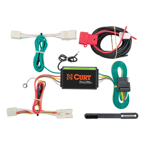 CURT 56233 - Custom Wiring Harness 4-Way Flat Output Select Hyundai Elantra GT Ioniq