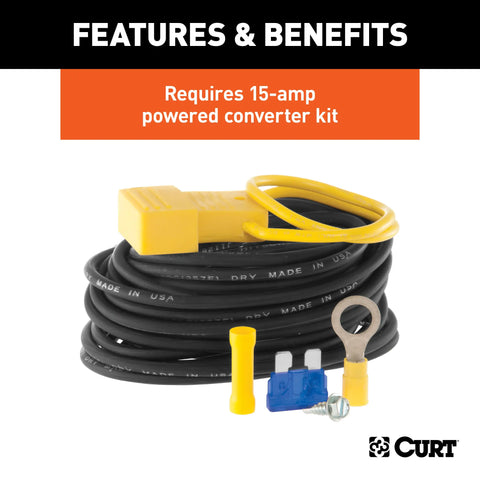 CURT 56236 - Multi-Function Splice-in Tail Light Converter 4-Pin Wiring Harness