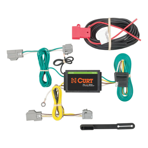 CURT 56242 - Custom Wiring Harness 4-Way Flat Output Select Chrysler 200