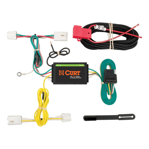 CURT 56248 - Custom Wiring Harness 4-Way Flat Output Select Infiniti Q50