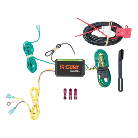 CURT 56262 - Custom Wiring Harness 4-Way Flat Output Select Lincoln MKC