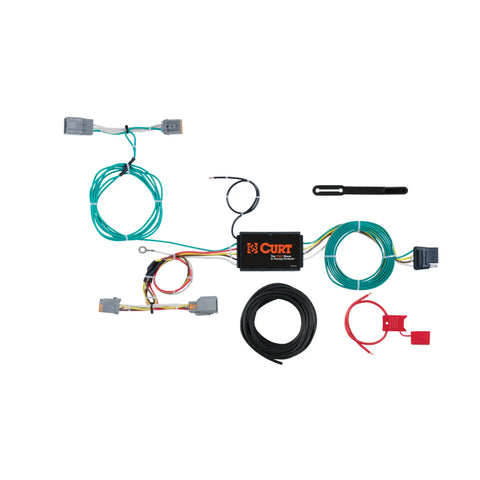 CURT 56287 - Custom Wiring Harness 4-Way Flat Output Select Volvo V60