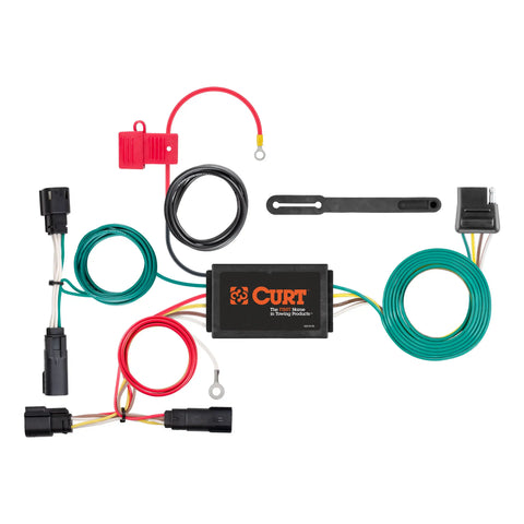 CURT 56315 - Custom Wiring Harness 4-Way Flat Output Select Chevrolet Volt