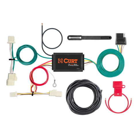 CURT 56316 - Custom Wiring Harness 4-Way Flat Output Select Hyundai Elantra Sedan Limited