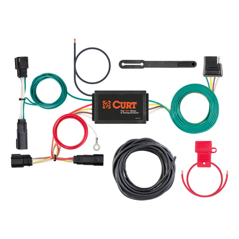 CURT 56320 - Custom Wiring Harness 4-Way Flat Output Select Ford Escape
