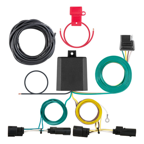 CURT 56327 - Custom Wiring Harness 4-Way Flat Output Select Ford Transit-150 250 350 HD