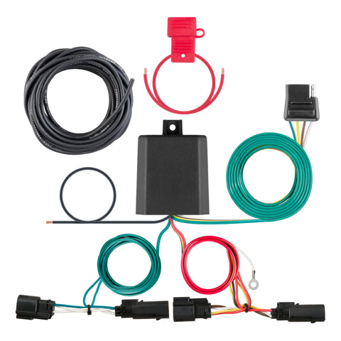 CURT 56335 - Custom Wiring Harness 4-Way Flat Output Select Ford Escape