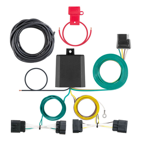 CURT 56336 - Custom Wiring Harness 4-Way Flat Output Select Dodge Durango