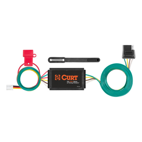 CURT 56338 - Custom 4-Flat Select Mazda CX-9 OEM Tow Package Required