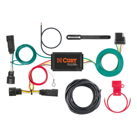 CURT 56363 - Custom Wiring Harness 4-Way Flat Output Select Buick Encore