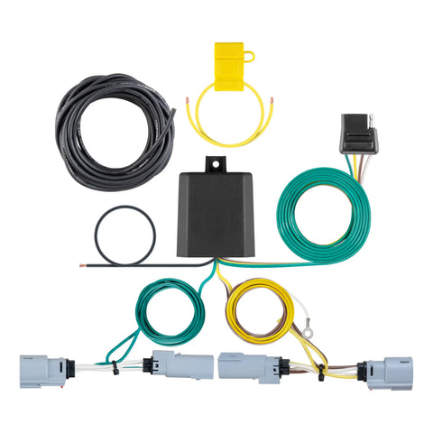 CURT 56399 - Custom Wiring Harness 4-Way Flat Output Select Chrysler Pacifica Voyager