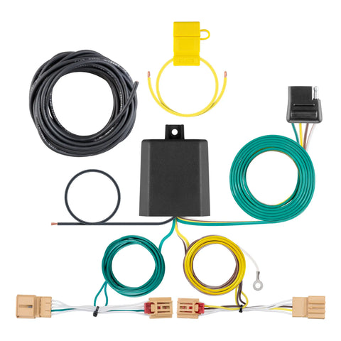 CURT 56403 - Custom Wiring Harness 4-Way Flat Output Select Volkswagen Tiguan