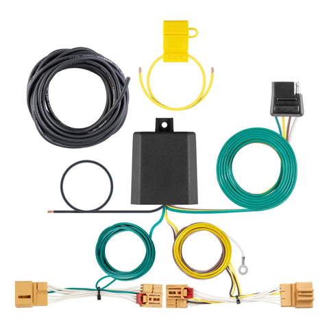 CURT 56405 - Custom Wiring Harness 4-Way Flat Output Select Volkswagen Golf GTI