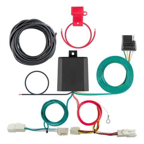 CURT 56454 - Custom Wiring Harness 4-Way Flat Output Select Toyota Corolla
