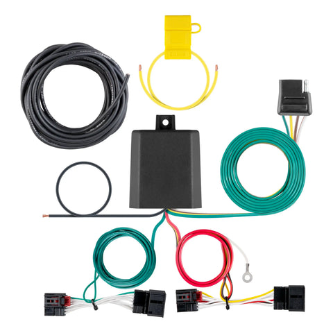CURT 56464 - Custom Wiring Harness 4-Way Flat Output Select Volkswagen Atlas